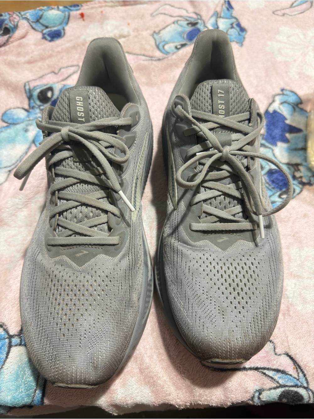 Brooks Ghost 17 Men's Running Shoes - Size 13 Wide (2E) - Grey